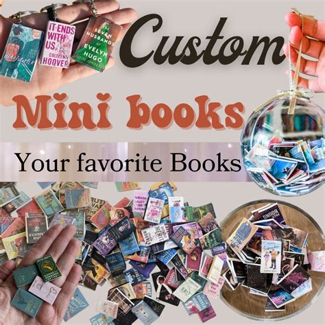 Custom Mini Book Covers Printable Miniature Book Coversspecial Ts