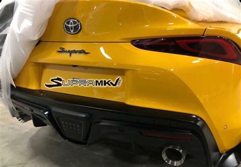 2020 Toyota Supra Rear End Design Revealed Performancedrive