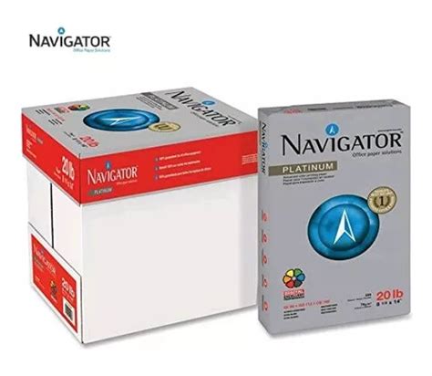 Papel Bond Tamaño Oficio Navigator Platinum cajax10 Resmas MercadoLibre