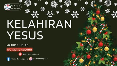 Live Streaming Ibadah Natal Umum Gkmi Pecangaan Minggu 25 Desember