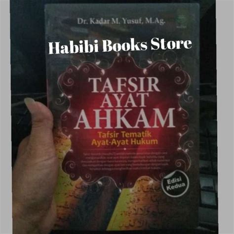 Promo Tafsir Ayat Ahkam Tafsir Tematik Ayat Ayat Hukum Amzah Diskon