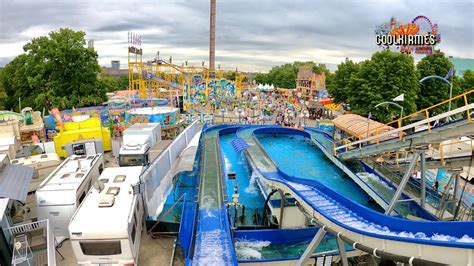 Wildwasserbahn Bergmann Dölle Onride Video Kiliani Volksfest