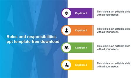 Roles And Responsibilities PPT Presentation Google Slides Templates