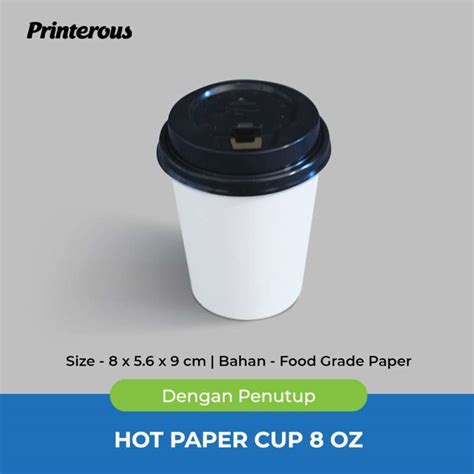 Gelas Kopi Janji Jiwa Berapa Ml Jual Hot Paper Cup Gelas Kertas Minuman Dingin Oz Ml