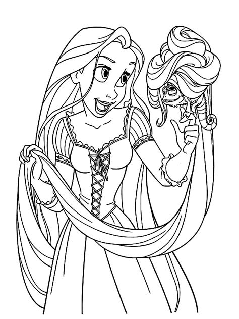 Dibujos Para Colorear Rapunzel Imprimir Gratis