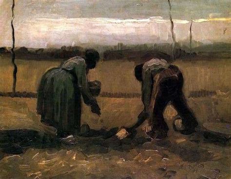 Description Of The Painting By Vincent Van Gogh The Peasant And The