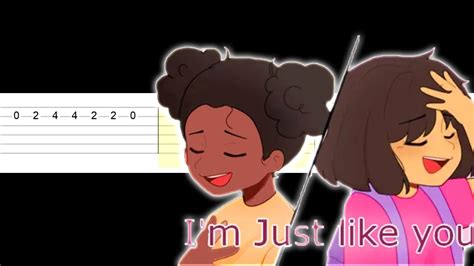 Im Just Like You Ft Amanda The Adventurer Easy Guitar Tabs