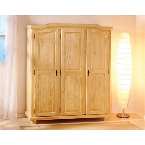 Armoire En Pin Massif 3 Portes Almoire