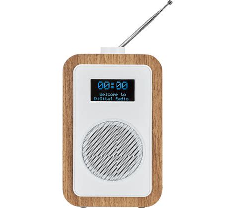 Jvc Ra D51 Dab Fm Clock Radio Wood And White Deals Pc World