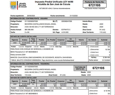 Impuesto Predial Cúcuta Impuesto Predial 2023