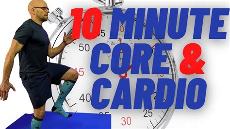 10 Minute Core And Cardio Workout Youtube