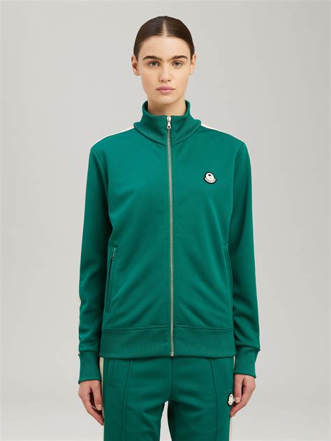 PAXMONCLER GREEN TRACK JACKET in green - Palm Angels® Official