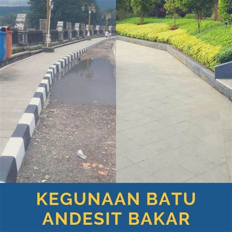 Jual Batu Andesit 60x60 Bakar Ukuran Besar Harga 2025