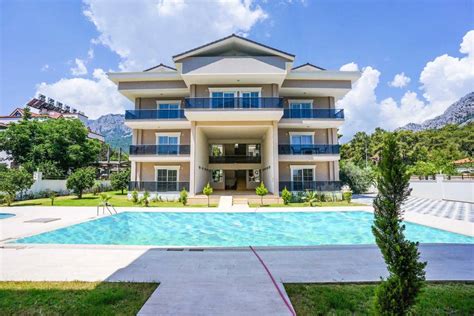 Modern Apartments In Arslanbucak Kemer In A Complex With A Swimming