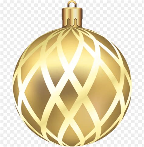 Gold Christmas Ornament Png Png Image With Transparent Background Toppng