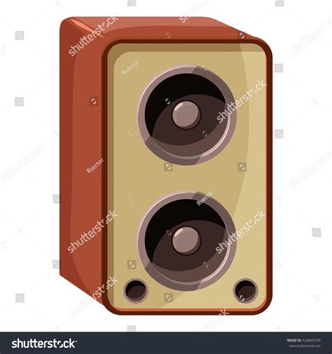 Sound Speaker Icon Isometric 3d Illustration Stock Vector Royalty Free