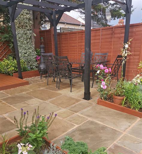 Raj Green Tumbled Sandstone Paving Slabs Patio Stones Nustone