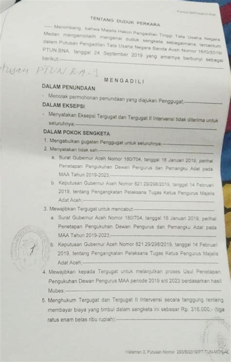 Contoh Surat Permohonan Upaya Hukum Banding Pt Tun Medan Contoh Surat