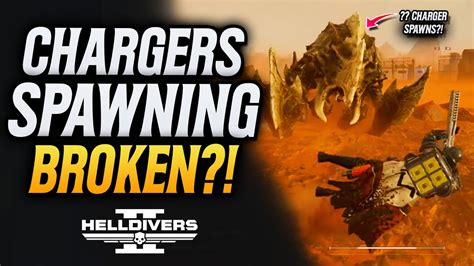 Helldivers The Level Curse Are Behemoth Chargers Broken Youtube