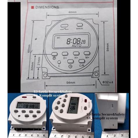 Jual Kios Tabatha Digital Timer Dc V Power Volt Relay Motor