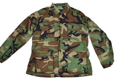 Us Military M81 Woodland Bdu Camo Jacket