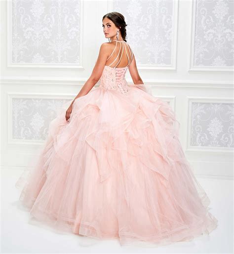 Princesa By Ariana Vara Pr Ruffle Skirt Strappy Back Quince Dress