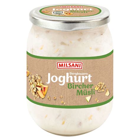 Milsani Bergbauern Joghurt G Bircherm Sli Aldi S D