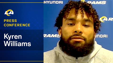 Los Angeles Rams Press Conference Kyren Williams On Takeaways From