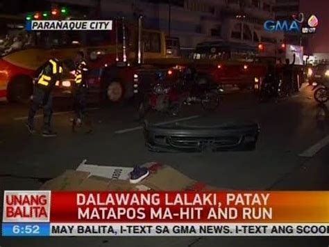 Ub Dalawang Lalaki Patay Matapos Ma Hit And Run Youtube