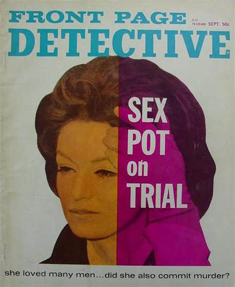 Front Page Detective September 1968 Sex Pot On Trial Magazine