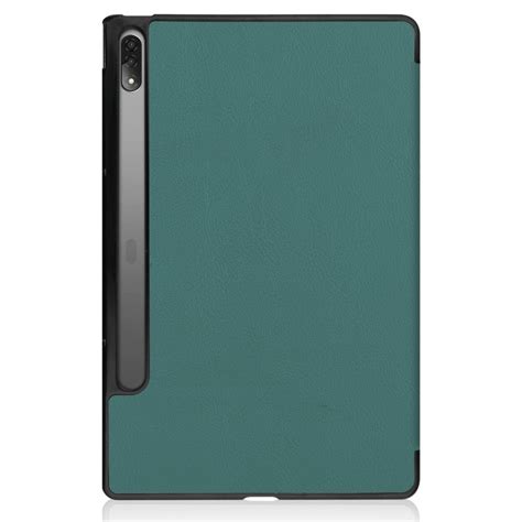 Lunso Lenovo Tab P Pro Tri Fold Bookcase Hoes Groen