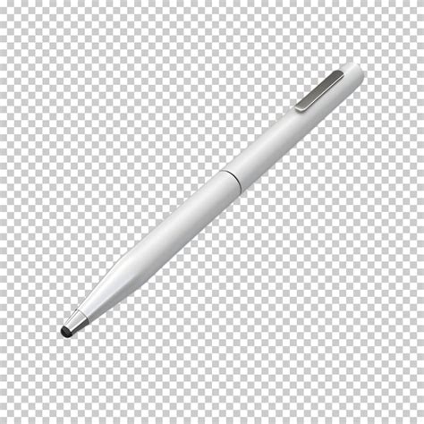 Premium PSD Metal Pen Isolated On Transparent Background