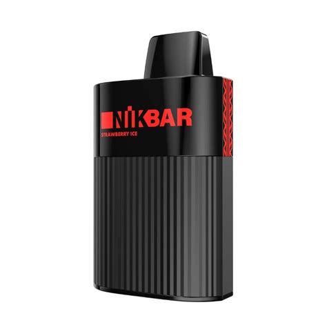 Pod Descartável Nikbar Strawberry Ice 6000 Puffs Podvape