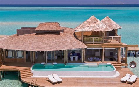 Private-Island Villas Are Standard-Issue at This New All-World Resort | Overwater bungalows ...