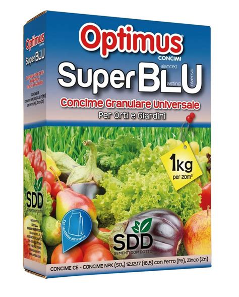 Optimus Super Blu Concime Granulare Universale Sementi Dotto