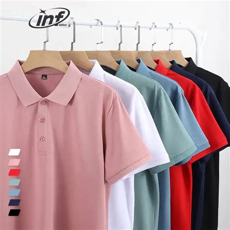 Inflation Pique Custom Polo Para Hombres Golf Polo Shirt Fit Mens Polo