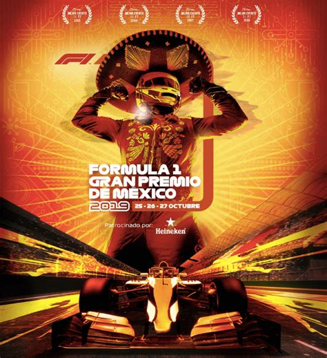 Revelan El Póster Oficial Del Gran Premio De México 2019