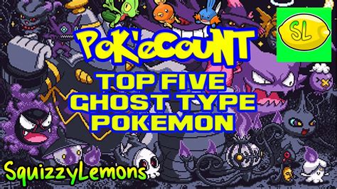 Top 5 Ghost Type Pokemon Pokecount Youtube