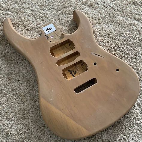 Unfinished Alder Wood Custom Double Cutaway Guitar Reverb Australia