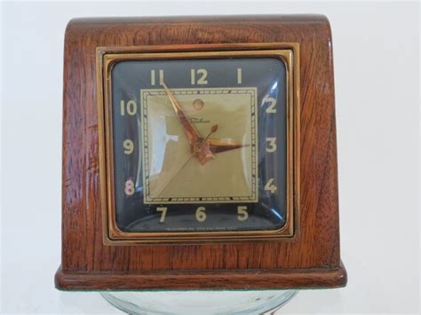 Art Deco Clock Telechron Pharaoh Model 3h151