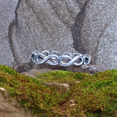 Sterling Silver Infinity Band Ring Gle Good Living Essentials