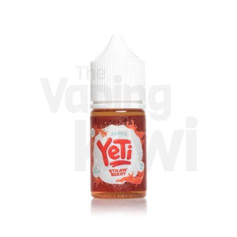 Strawberry Nic Salts By Yeti The Vaping Kiwi