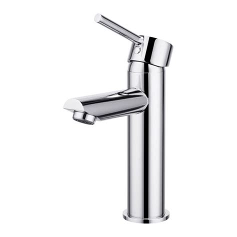 LUCID PIN Series Round Chrome Basin Mixer Tall Vesion