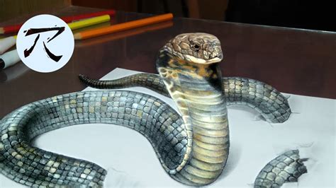 Cobra Snake Drawings Realistic