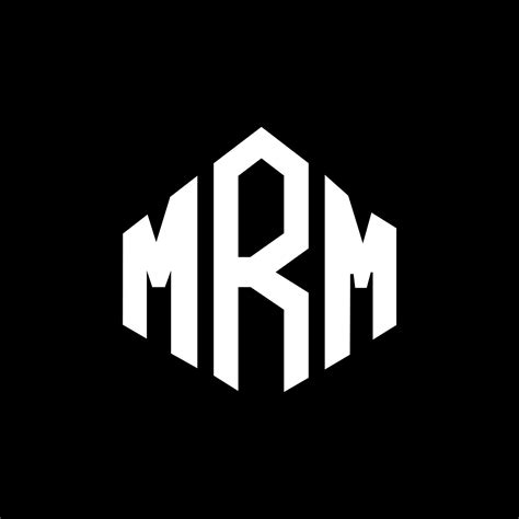 Dise O De Logotipo De Letra Mrm Con Forma De Pol Gono Mrm Pol Gono Y