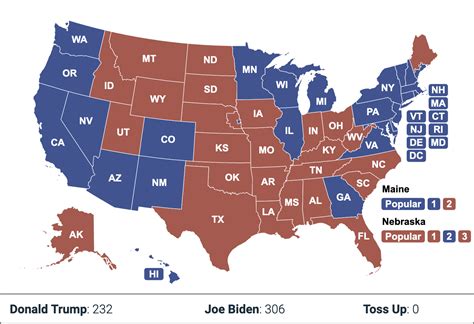 Blank Electoral Map - Electoral Vote Map