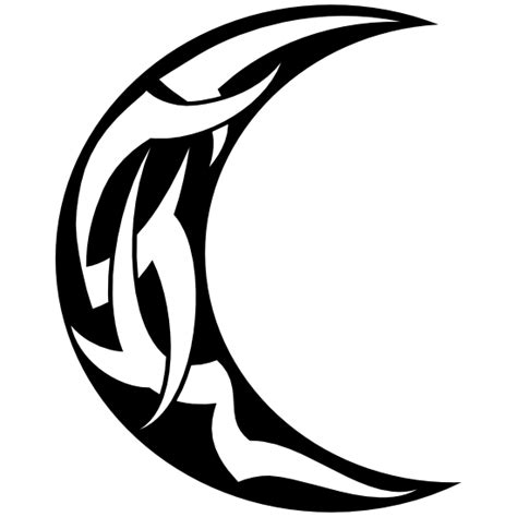 Tribal Moon Design