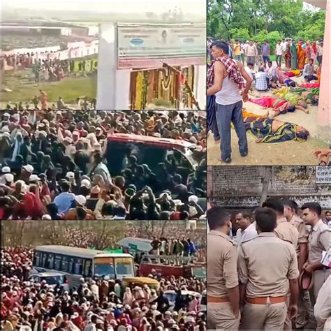 Hathras Stampede Up Govt Suspends Six Officials After Sit Probe