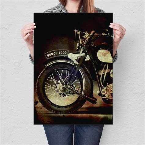 Metal Poster Motocykl Sok Steelposter