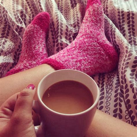 Coffee And Fuzzy Socks ♡ Fluffy Socks Getting Cozy Comfy Cozy